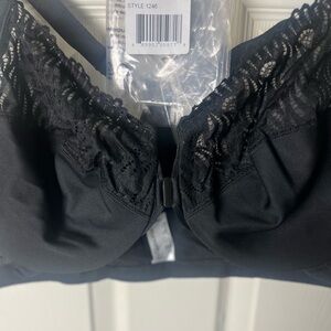 Kohl's Glamorise Black Lace Bra